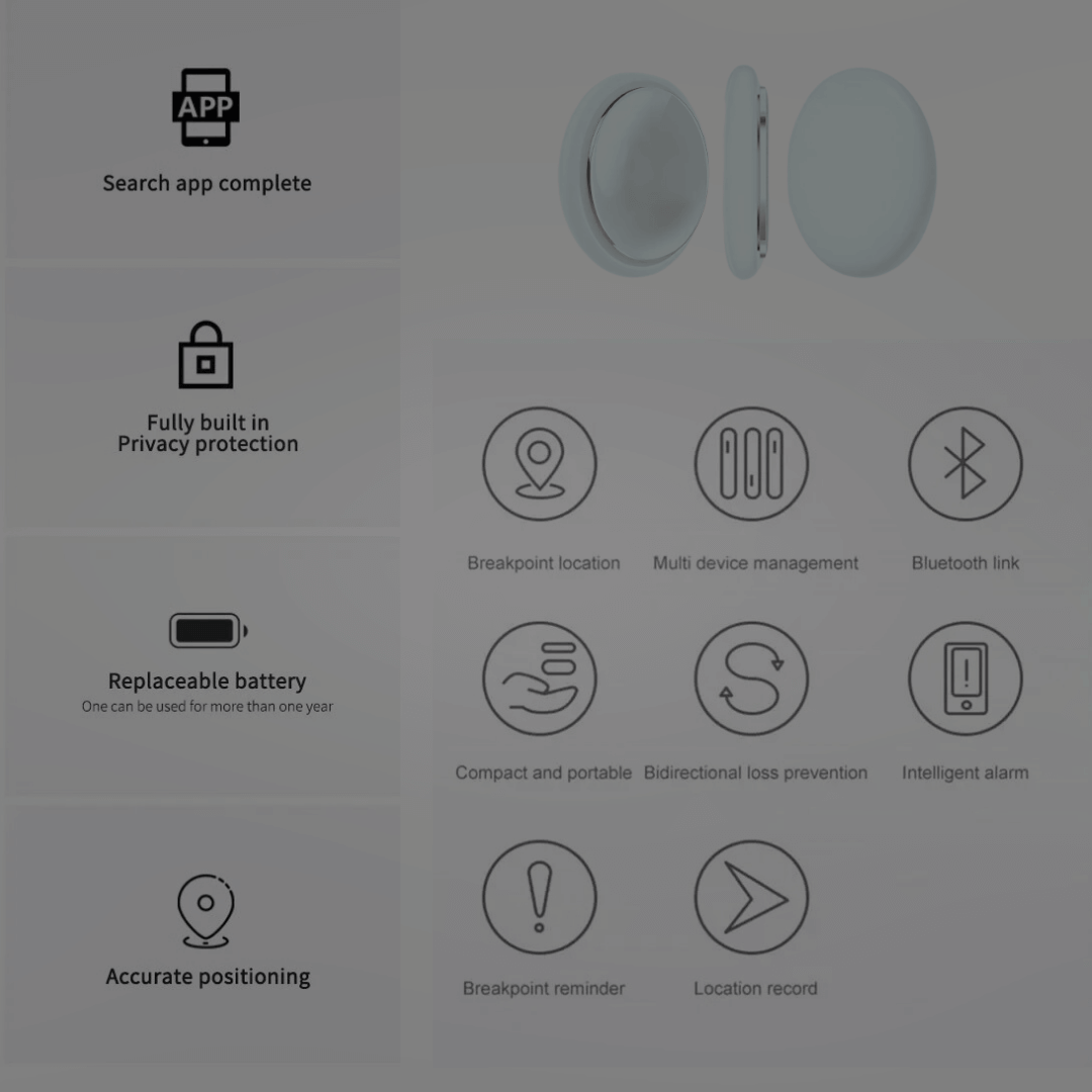 NexaFinder – Mini localizador Bluetooth inteligente multiuso